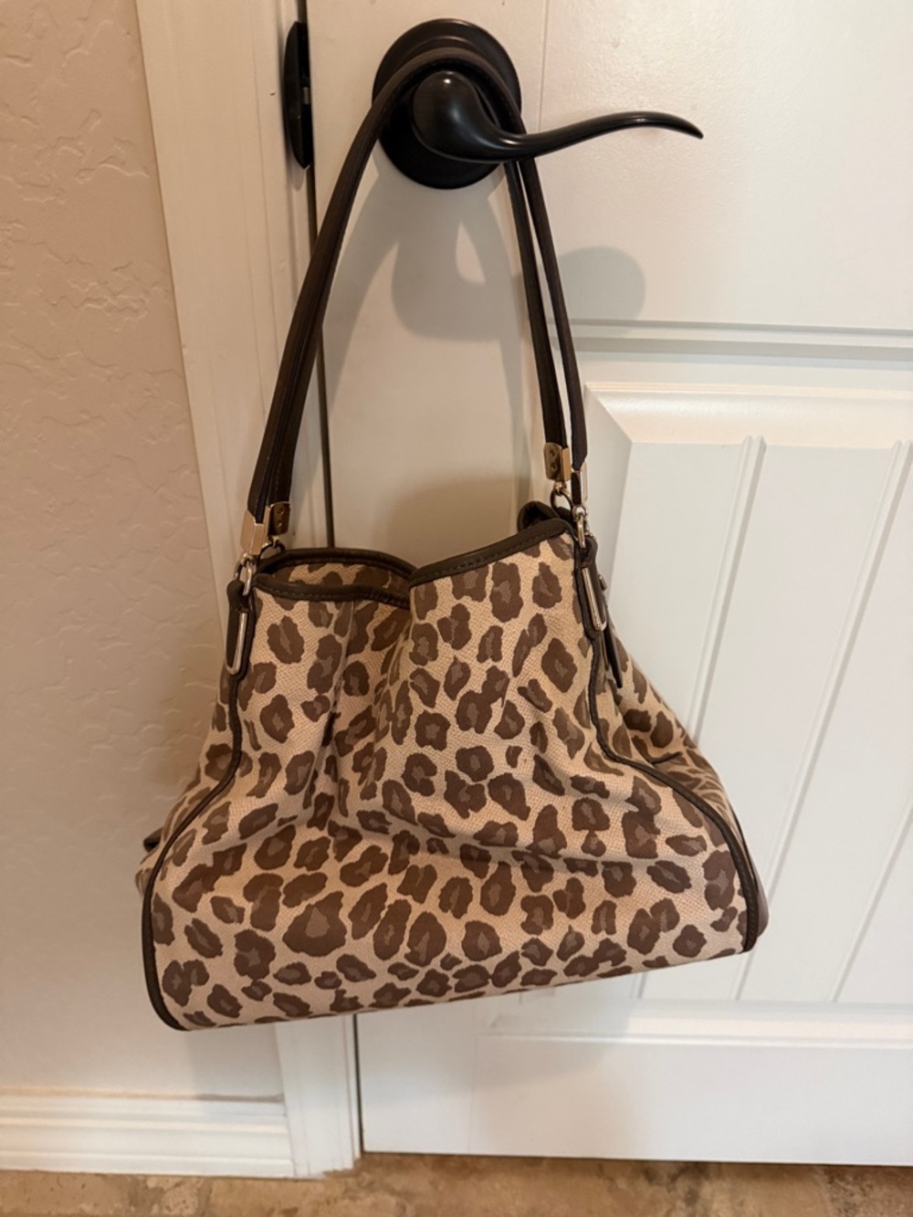 Coach ocelot shoulder bag 27908